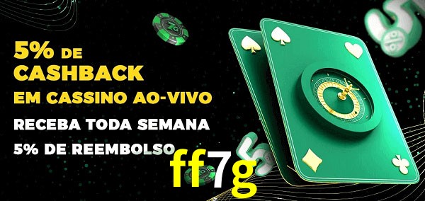 Promoções do cassino ao Vivo ff7g